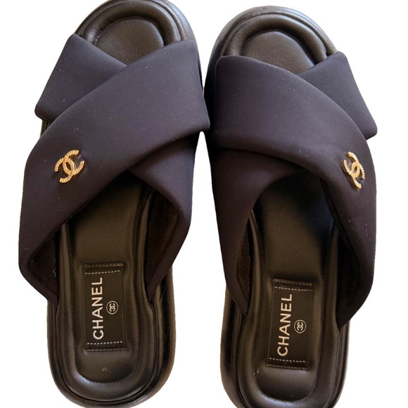 Chanel cloth mules - Picture 1 of 9